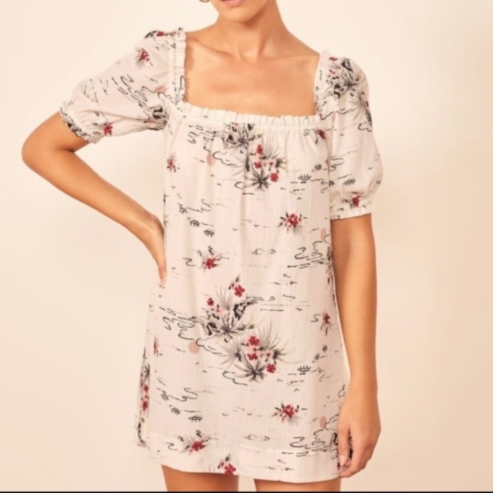 Reformation Jeans Vivi Mini Dress in Tonga Size  Small